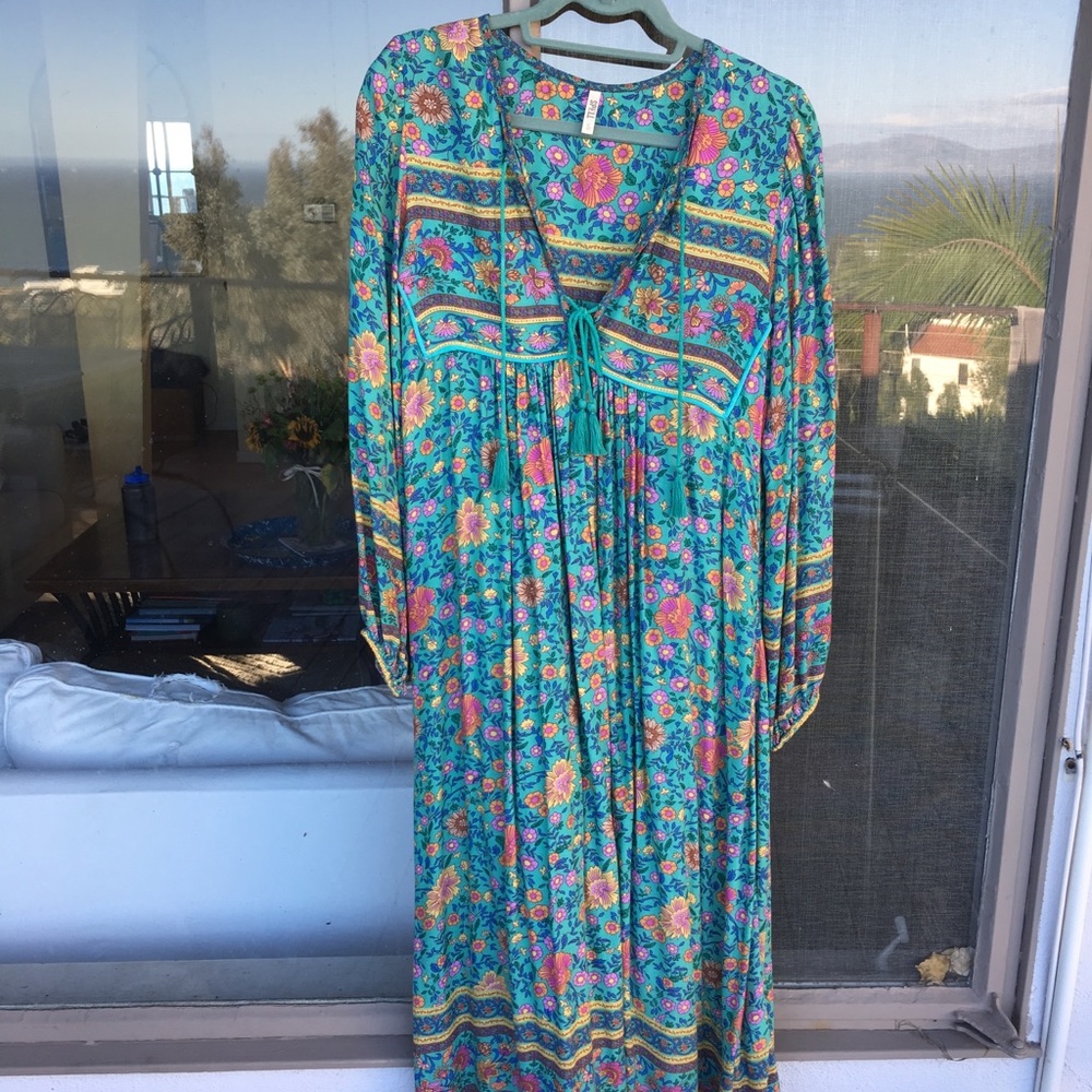 Spell Gypsy Collective Folk Town Maxi Dress